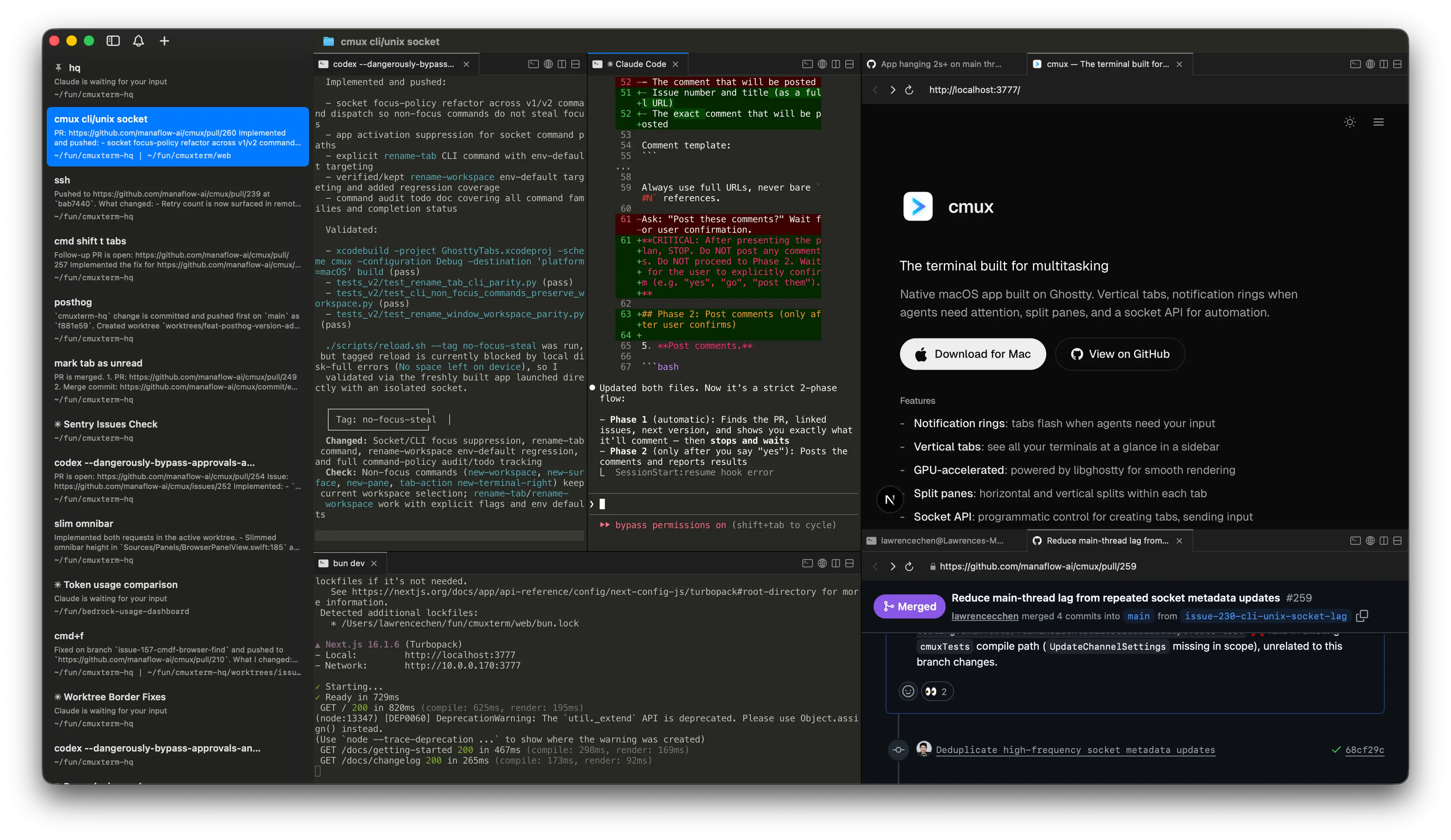 cmux screenshot